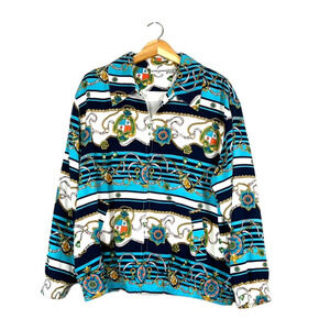 Women's Nautical Alfred Dunner Full Zip Jacket 16